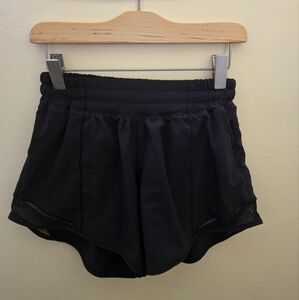 Lululemon Athletica Black Athletic Shorts with Breathable Fabric